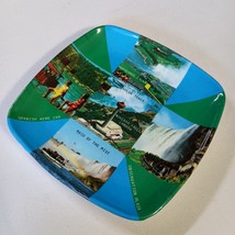 Niagara Falls Canada melamine type tray of main attractions Vintage made... - €8,53 EUR