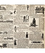1900 Toys Trains Wagons Advertisement Victorian Sears Roebuck 5.25 x 7&quot;  - $367.32 MXN