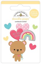 Doodlebug Doodle-Pops 3D Sticker-Bear Hugs (Pack of 6) - $856.88 MXN