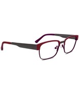 Prodesign Denmark Eyeglasses 1395 c.4021 Pure Titanium Red/Gray Frame 50... - $79.99