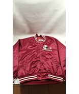 Vintage Arizona Cardinals NFL Football Chalk Line Satin Bomber Jacket XL - $1,527.83 MXN