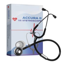SS Stainless Steel Monitoring Stethoscope for Doctors and Medical Students - £41.74 GBP