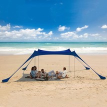 2022 Upgraded Beach Tent Pop Up Shade, Harbland 10X10 Ft.Upf50 Beach, 8 People). - £72.70 GBP