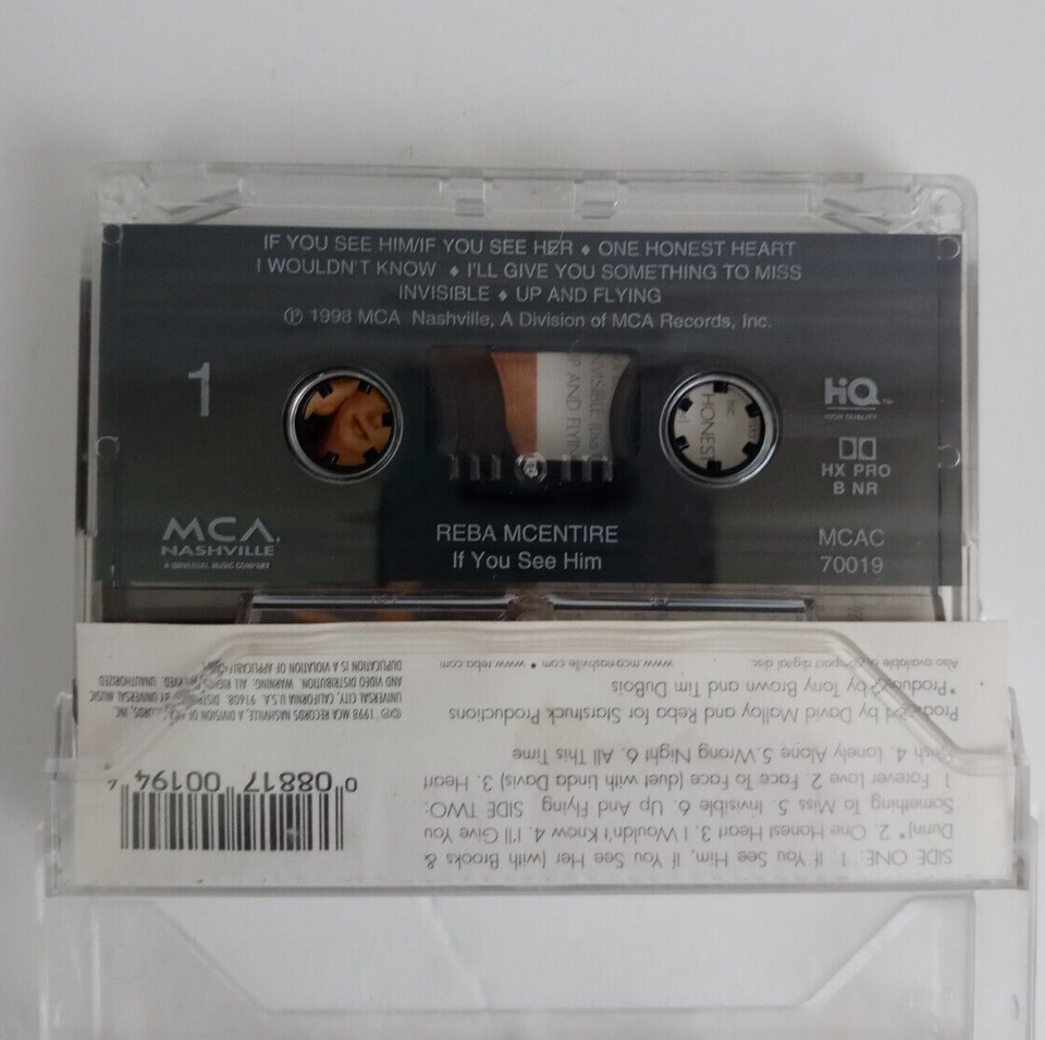 Reba If You See Him Cassette 1998 Item image 3
