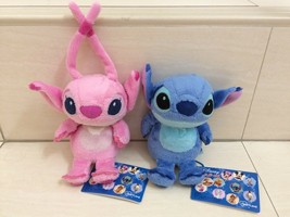 Disney Stitch And Angel Plush Doll. Soft Touch. Very Pretty and Rare - £43.32 GBP