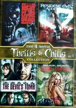 THE 4 MOVIE COLLECTION THRILLS &amp; CHILLS VOL4  DVD-NIGHT OF LIVING DEAD R... - $5.93
