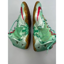 Nike Lebron 11 Christmas Men&#39;s Sneakers Green Size 13 616175-301 Basketball - £35.03 GBP