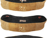 Horse Horse Suede Leather Embroidered Saddle Cantle Riding Bag Brown 102... - $44.54