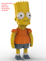 LEGO Bart Simpson statue building instruction INSTRUCTIONS ONLY NO BRICKS - $47.04