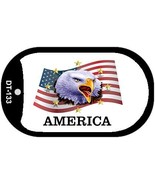 American Eagle Metal Novelty Dog Tag Necklace DT-133 - $21.66 CAD