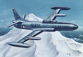Framed 4&quot; X 6&quot; Print of a Lockheed F-94C &quot;Starfire.&quot;  Hang or display on... - $10.84