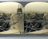 Submarines in Dry Dock in Government Navy Yard Keystone Stereoview world... - £15.89 GBP