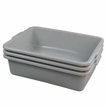 Commercial Bus Box/Wash Basin Tote Boxes, 3-Pack, Ggbin Plastic Dish Tub... - £29.73 GBP