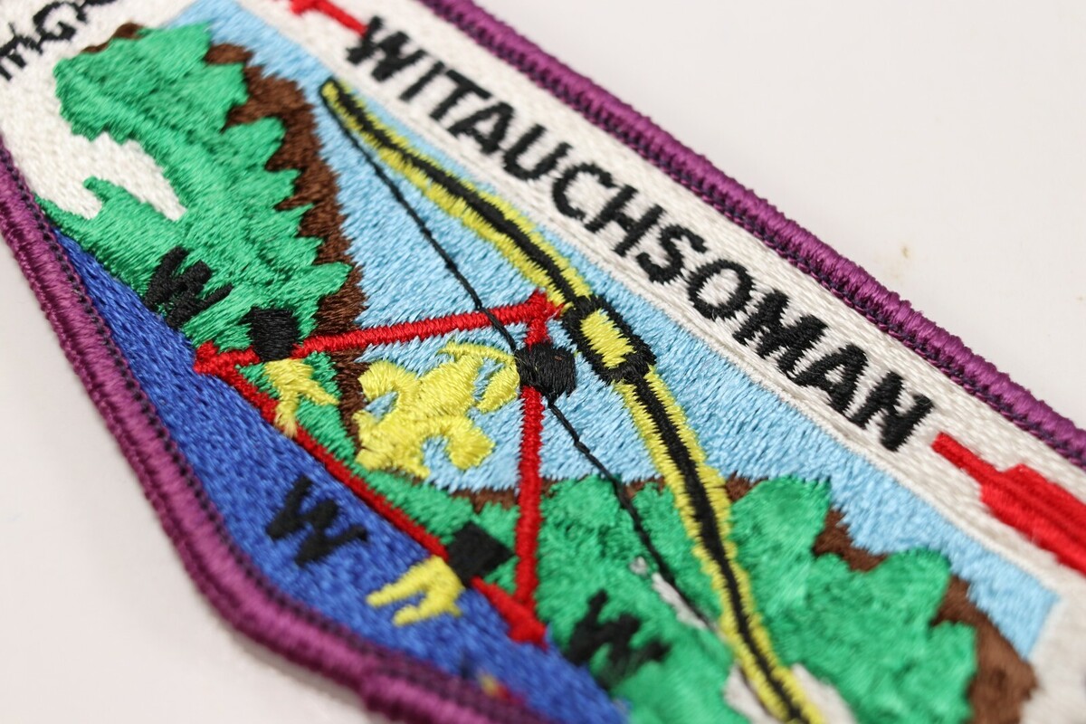 Vintage Witauchsoman Lodge 44 OA Order Arrow WWW Boy Scouts America Flap Patch Item image 2