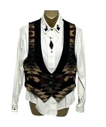Roughrider Circle T Western Shirt Top Size S Line Dancing Vest M Vtg Mad... - $58.79 CAD