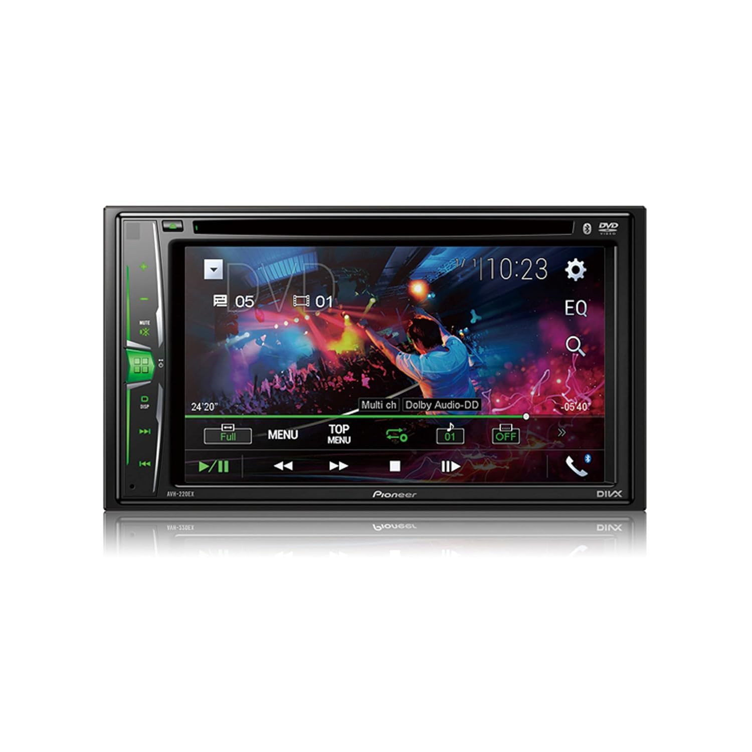 Pioneer Multimedia DVD Receiver with 6.2" WVGA Clear Resistive Display