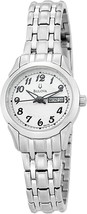 NEW* Bulova Women&#39;s 96N100 Silver and White Dial Bracelet Watch MSRP $199! - £95.67 GBP