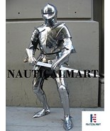 Medieval Knight Suit Of Armor Halloween Full Body Armour Costume - £716.50 GBP