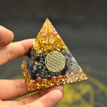 Reiki Orgonite Energy Orgon Pyramid Gathering Fortune Helping Soothe the soul Ch - £9.57 GBP
