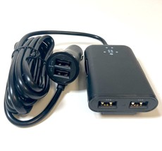 Belkin F8M935BT06-BLK Route Rockstar 4 Port USB Banquette Arrière Charge... - €21,27 EUR
