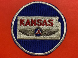 CIVIL AIR PATROL, KANSAS, FULLY EMBROIDERED, CUT EDGED, 3&quot;, APPROVED 6-S... - £5.92 GBP