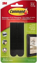 Command™ Large Black Picture Hanging Strips, 17206BLK-ES - 1 Pack - £5.54 GBP