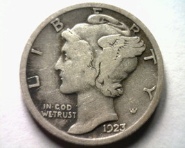 1923 Mercury Dime Very Good / Fine VG/F Nice Original Bobs Coins Fast 99c Ship - £6.25 GBP