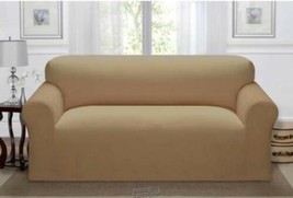 Kathy Ireland Daybreak Sofa Slipcover Beige - £37.14 GBP