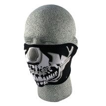 Balboa WNFM023H Neoprene 1/2 Face Mask - Chrome Skull - $14.22
