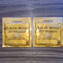 L&#39;Oréal Paris Sublime Bronze Self-Tanning Towelettes Set Of Two Packets - £7.51 GBP