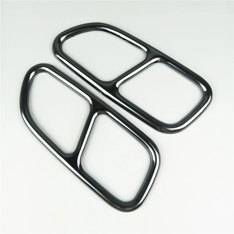 Car Tail Throat Cover Trim Exhaust Outlet Decoration Stickers 2Pcs For  Benz CLA - £96.90 GBP