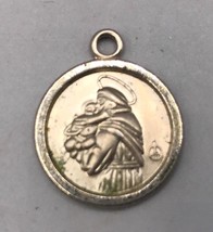 Vintage Religious Medallion Pendant - $8.90