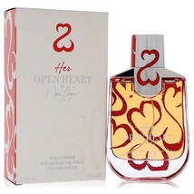 Her Open Heart by Jane Seymour Eau De Parfum Spray with Free Jewelry Roll 3.4 oz - £39.78 GBP