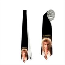 Necktie David Bowie Music Labyrinth Labirynth King Jareth Cosplay Halloween - $31.00