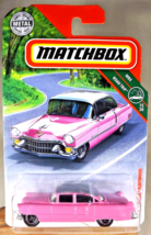 2018 Matchbox 11/100 Mbx Road Trip 15/20 &#39;55 Cadillac Fleetwood Pink w/CutTri Sp - £9.45 GBP