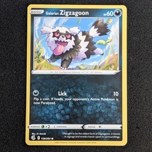 Fusion Strike Pokemon Card (QQ17): Galarian Zigzagoon 159/264 - £1.49 GBP