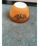 VINTAGE PYREX OLD ORCHARD MIXING/NESTING BOWL 401 1 1/2 PINT NICE - $14.70 CAD