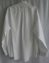 CLUB ROOM WHITE LONG SLEEVE DRESS SHIRT 100% COTTON SZ XXL #8815 - £6.46 GBP