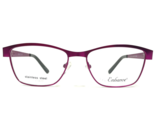 Enhance Eyeglasses Frames SATIN FUCHSIA 3895 Matte Purple Pink Square 52... - £37.19 GBP