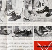 1961 Wolverine Work Boots Advertisement Vintage Shoes Sneakers Footwear ... - $24.99
