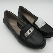 Naturalizer Shoe Womens Size 8.5 Black Kasper Driving Loafer New Comfort Flats - £23.70 GBP
