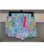 LILLY PULITZER POP UP WISH YOU WERE HERE KATIA SHORTS SIZE XS WOMEN&#39;S NEW - $1,039.87 MXN