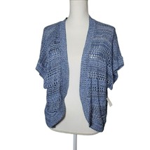 Fashion Avenue Cardigan Blue Lightweight Womens Plus Size 2X Knit - £10.44 GBP