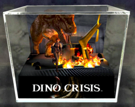 Dino Crisis - 3D Cube Handmade Diorama - Video Games - Shadowbox - £58.10 GBP