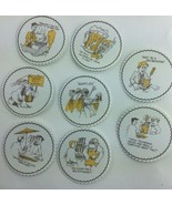 Lot of 16  Vintage Paper Coasters Funny humerous jokes bar restaurant no... - £19.07 GBP