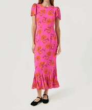 Rhode lulani dress in Mulberry - size 8 - £288.91 GBP