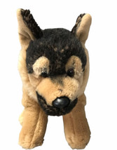 German Shepherd 10&quot; Shepard Realistic Dog Plush Stuffed Animal - £10.17 GBP