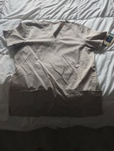 Cherokee Size Small Nursing Scrubs Shirt Khaki - £23.16 GBP