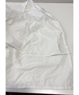 vintage simply shabby chic bedskirt double ruffle Queen white cottage co... - $48.00 CAD