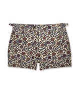 Brooks Brothers Beige Blue Floral Print 5&quot; Casual Poly Swim Shorts, 40W ... - $147.51